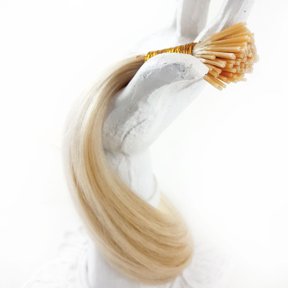 18 Inch Human Hair Extensions 50G K Tip Keratin Bond Pre Bonded 18 Inch Superior U-Tips/ K-Tips / Pre-Bonds Hair Extensions  main image 3