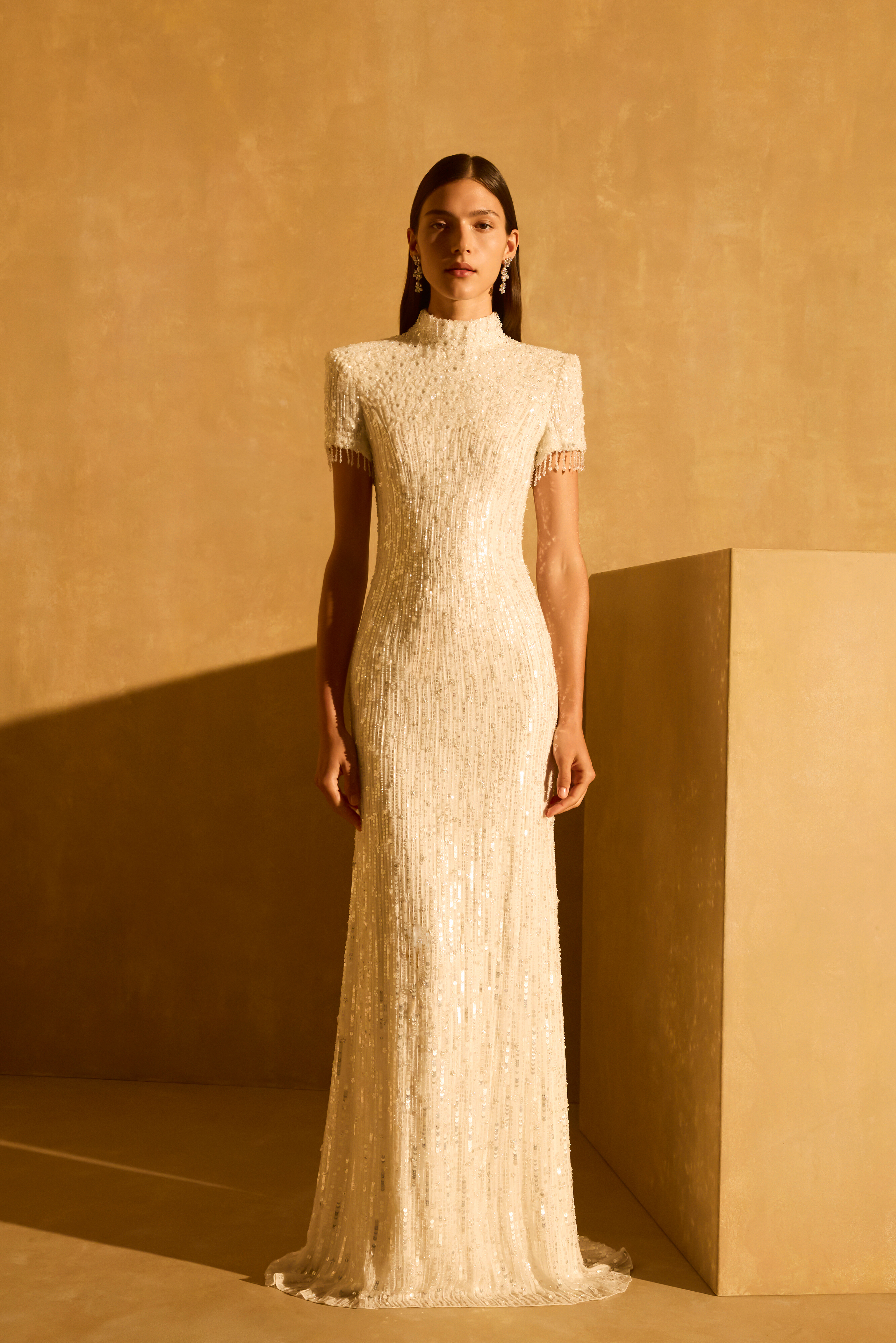 jenny packham long sleeve wedding dress Jenny Packham Lace Long-sleeve Bridal Gown