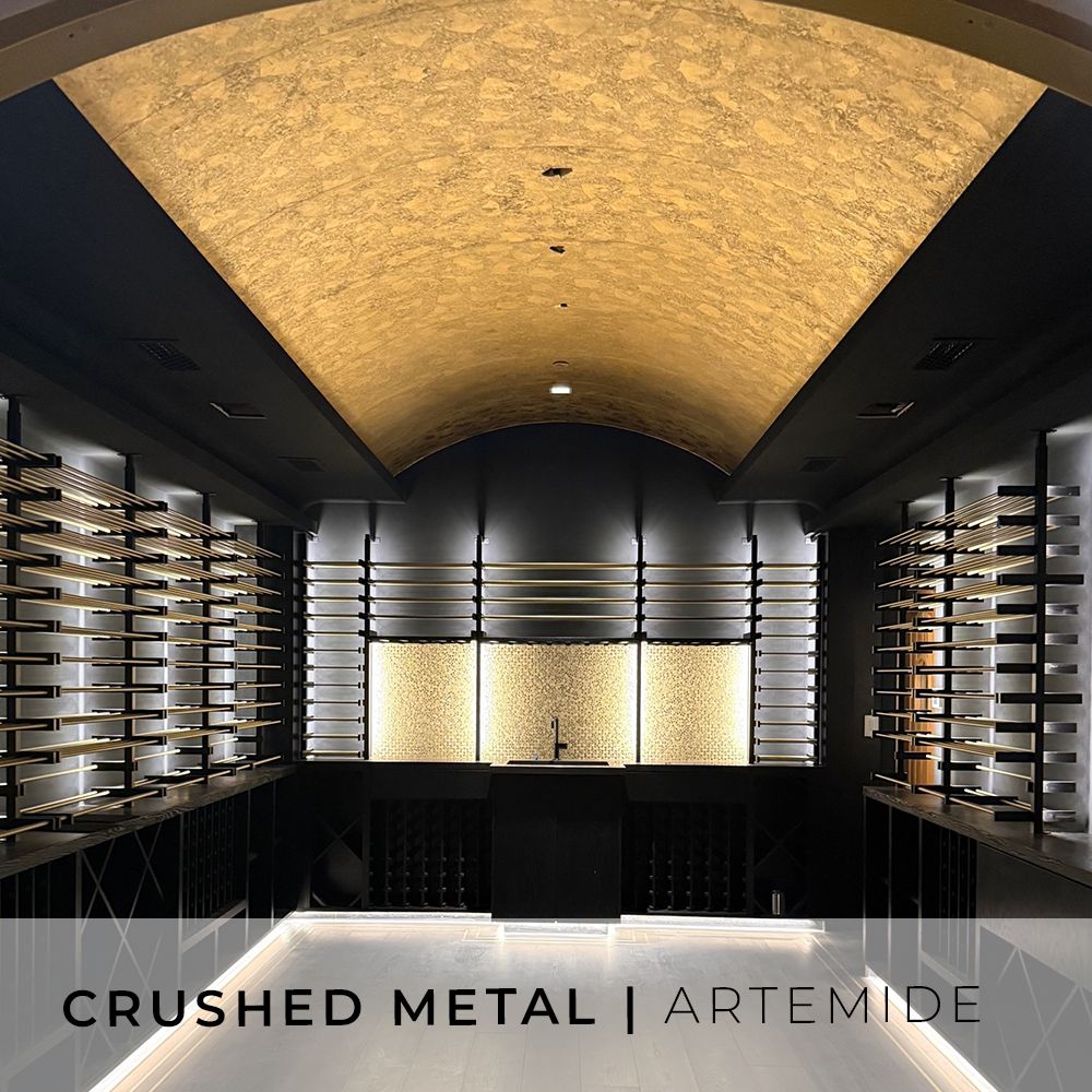 Vahallan Hand Painted Wallcoverings: Crushed Metal – Vahallan Hand