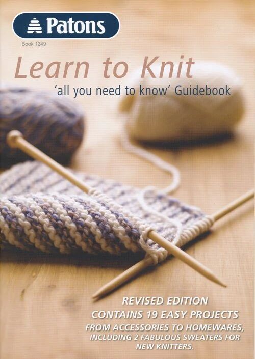 Beginner Knitting Books - YAK