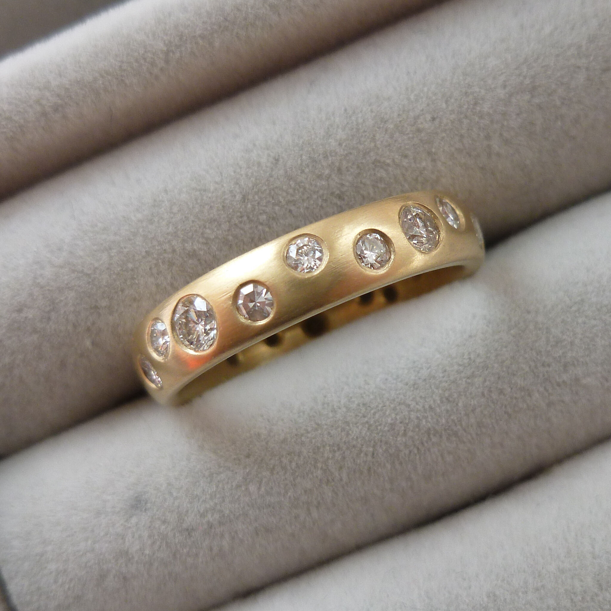 Contemporary Eternity Rings - Unique, Bespoke and Handmade. - Sue Lane