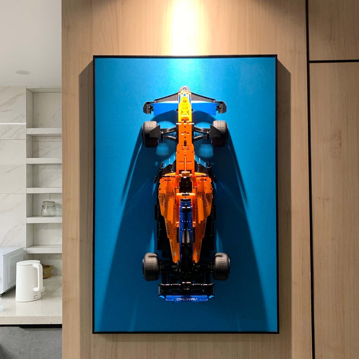 STL file Wall Mount for Technic 2022 Ford GT 42154 🚙・3D printer
