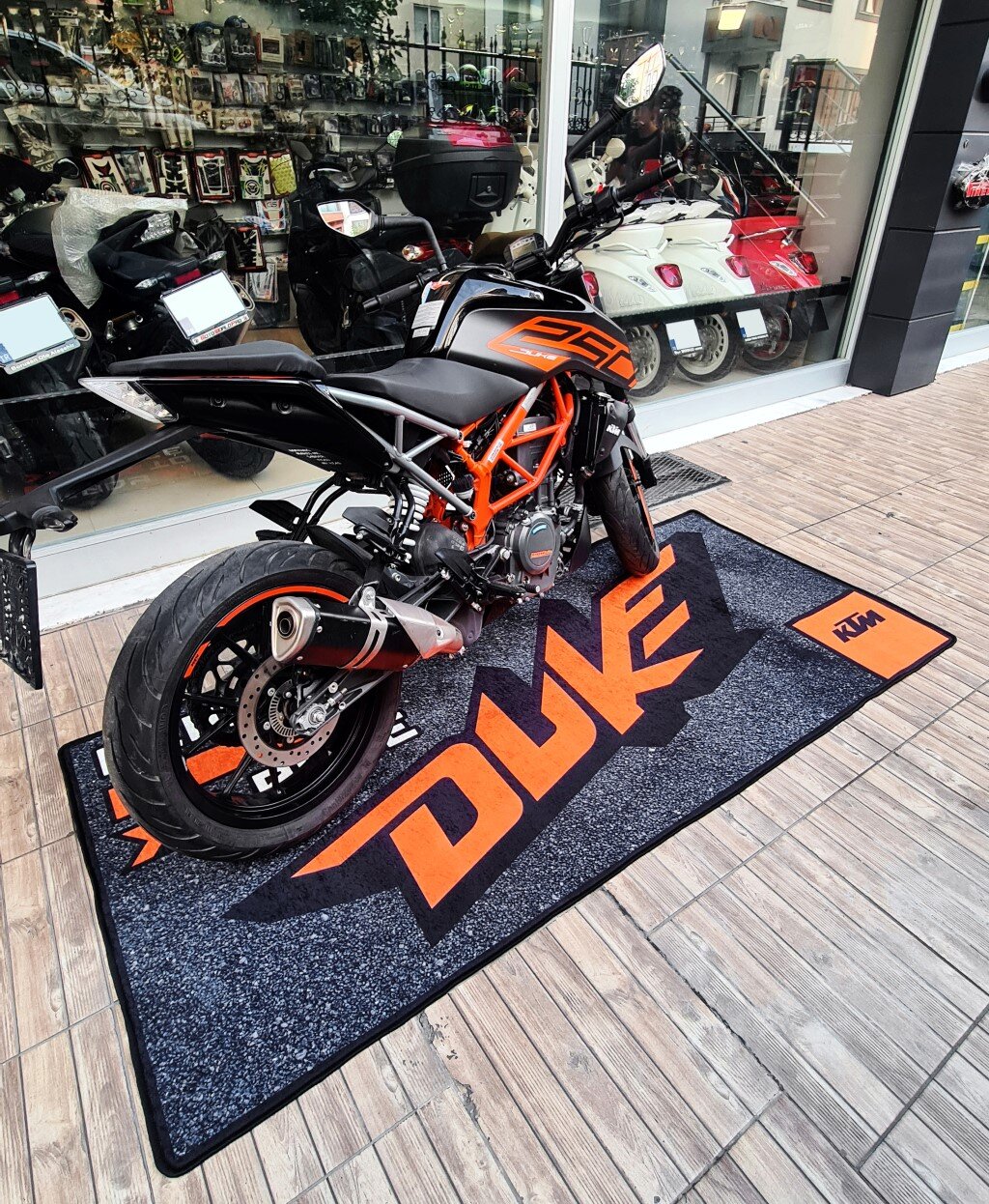 KTM 1290 Super Duke R Moto Personalizzato Tappeto Pavimento Fondo Garage  Pit Mat, MotorBike Duke Lover & Fanatic Man Woman Gift -  Italia