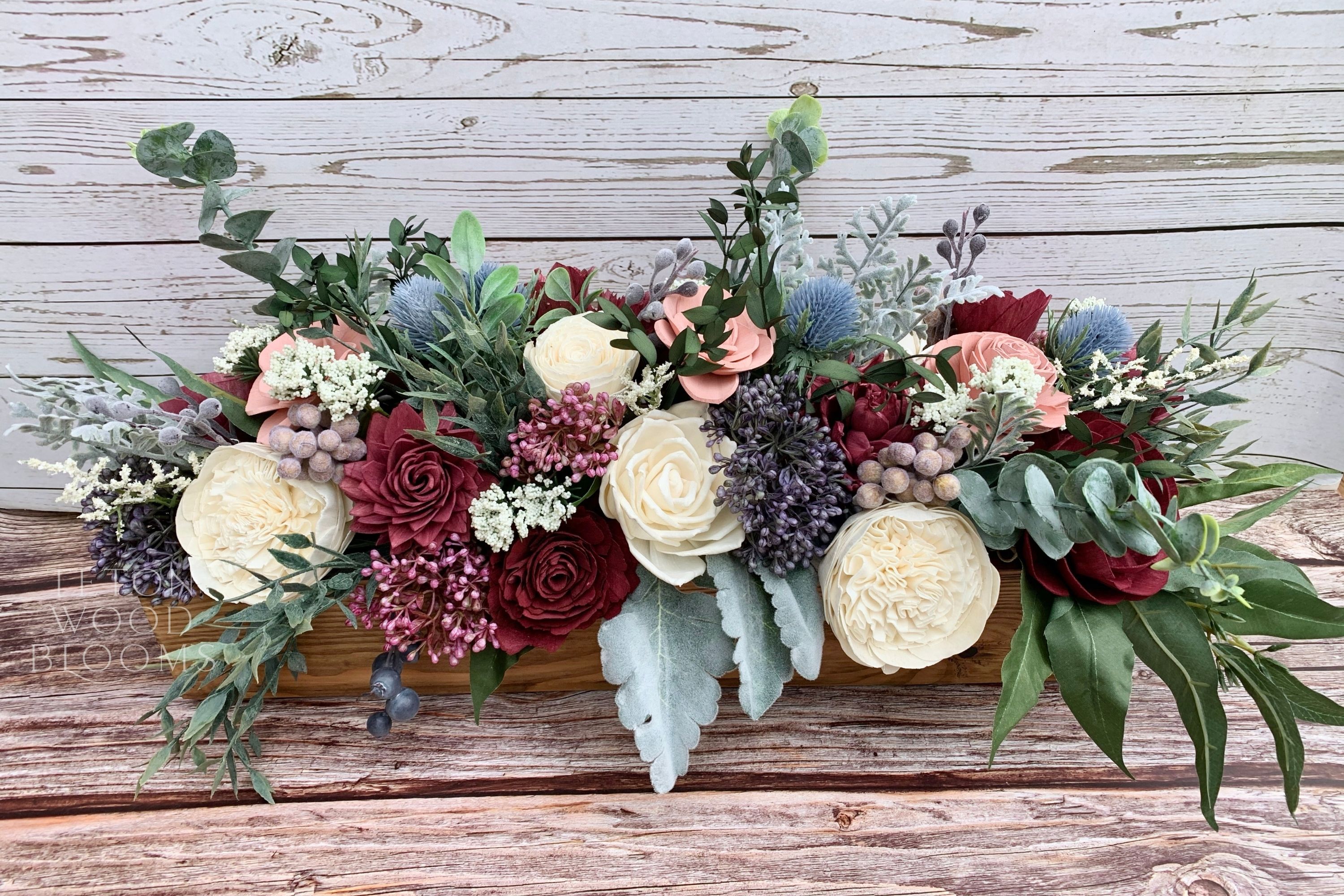 Wild Eucalyptus and Baby's Breath Bouquet – Teton Wood Blooms