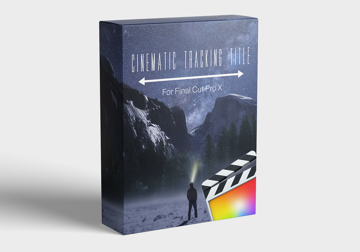Cinematic Tracking Title FCPX