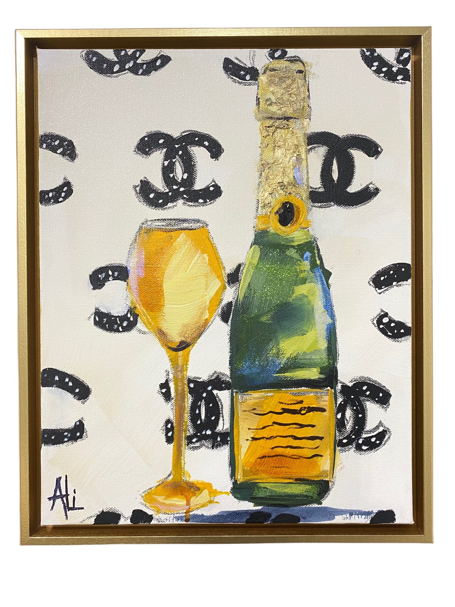 Champagne Time  Wall Art by Oliver Gal