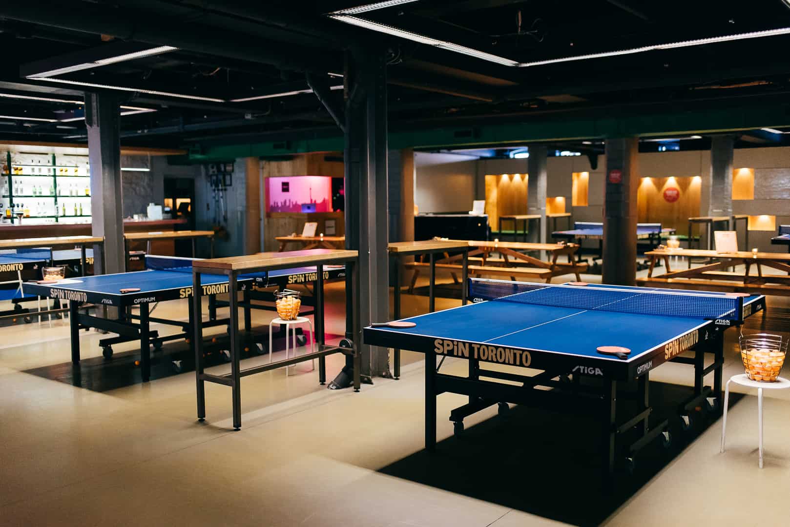 SPIN Toronto Ping Pong Social Club Furniture