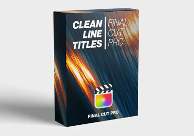 Clean Line Titles Final Cut Pro