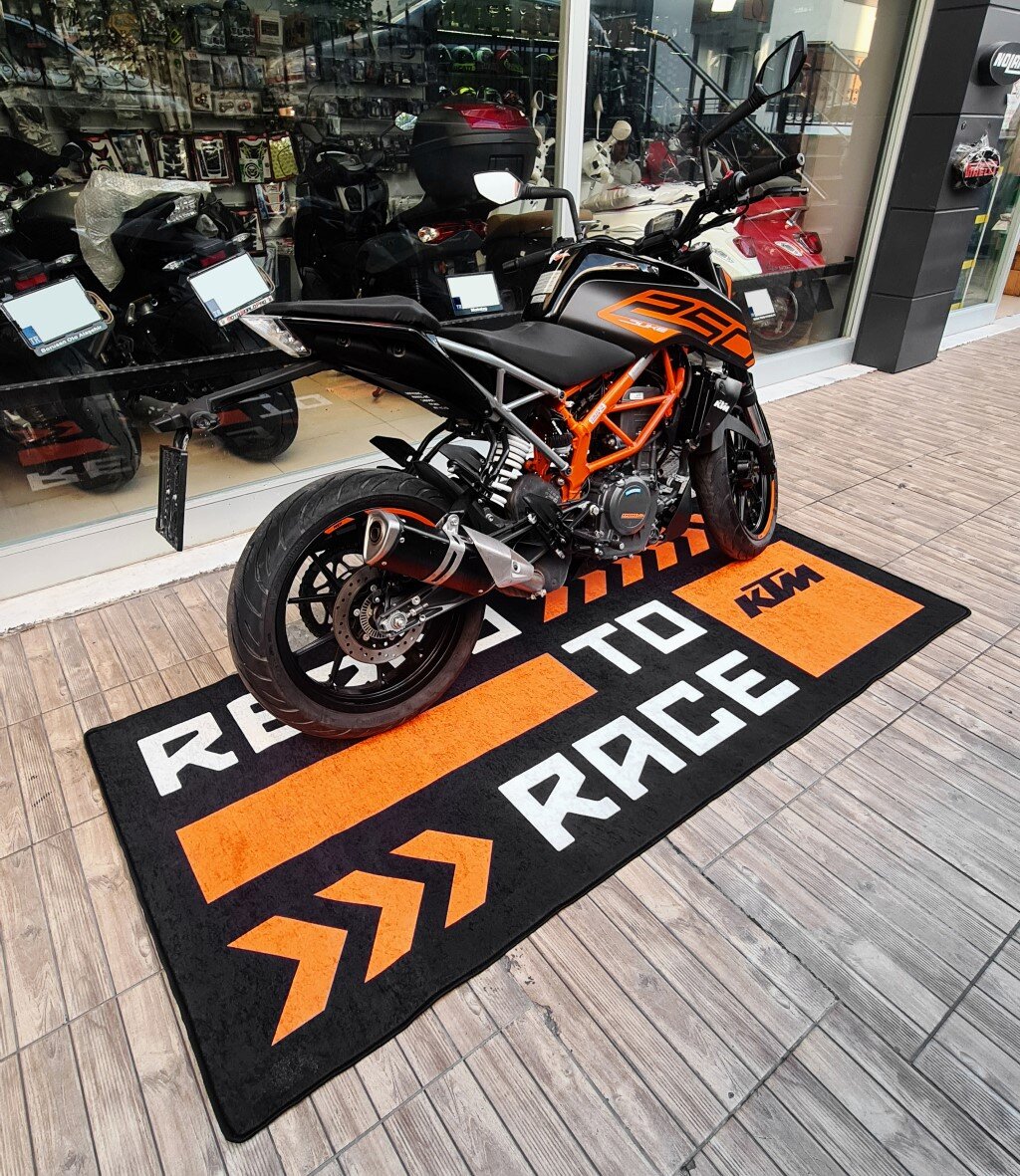 Motorcycle Garage Floor Factory Pit Mat Workshop Yamaha Honda KTM 78'' x  31