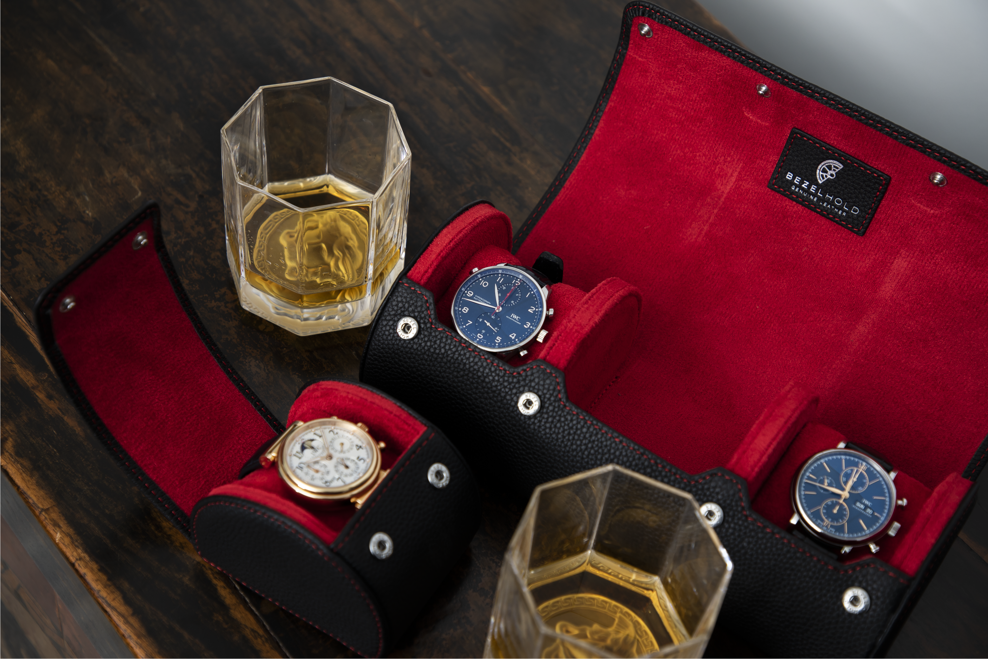 BezelHold  Luxury Travel Watch Rolls, Watch Boxes & Watch Winders