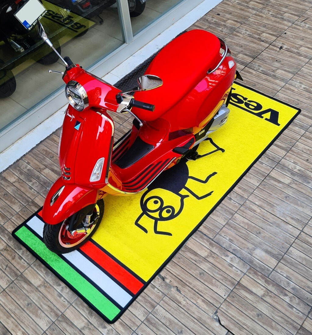 Tapis environnemental Moto VESPA serie4 pour garage, atelier