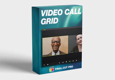 Skype Zoom Call Grid for Final Cut Pro