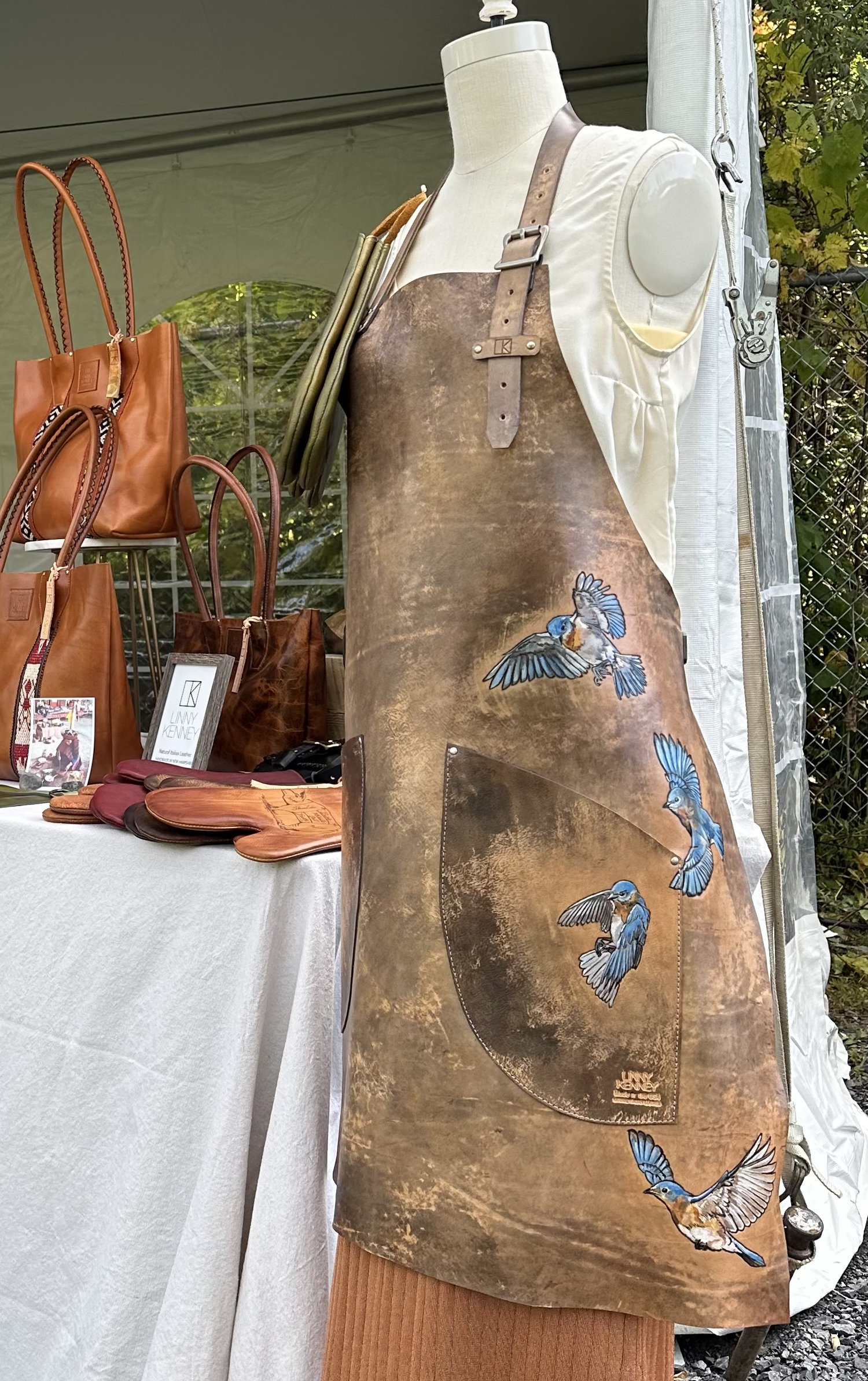Custom Leather Aprons