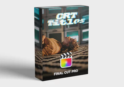 CRT Titles for Final Cut Pro