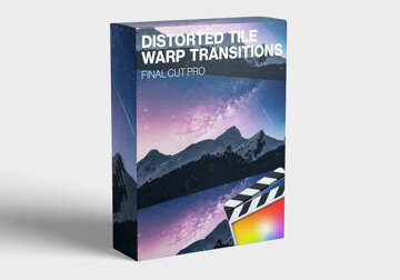 Distorted Warp Tile Transition FCPX