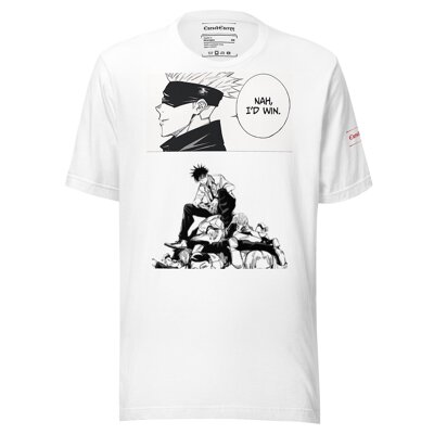 Jujutsu Confidence: 'Nah, I'd Win' Jujutsu Kaisen T-Shirt 陰茎