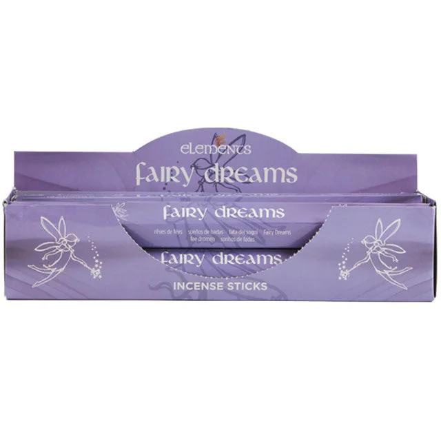 Set of 6 Packets of Elements Fairy Dreams Incense Sticks logo