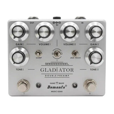 Demonfx GLADIATOR Dual Preamp Overdrive and Distortion