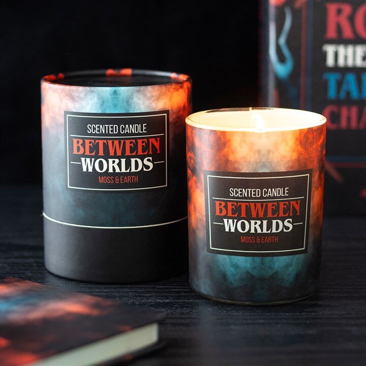 Between Worlds Moss & Earth Candle logo