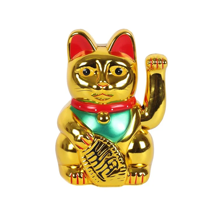 6 Inch Gold Money Cat logo