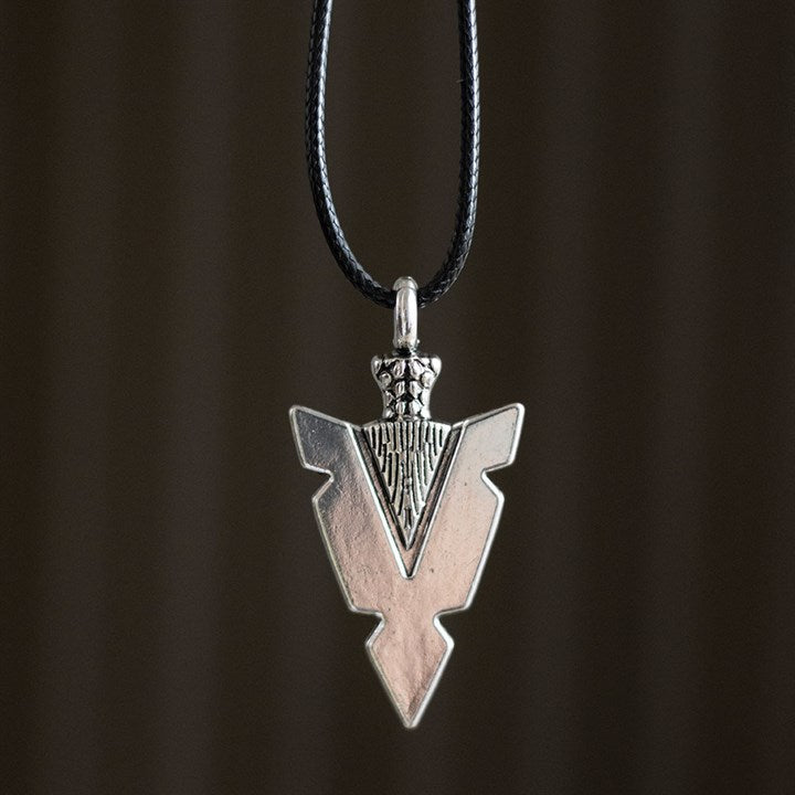 Arrowhead of Strength Viking Cord Necklace logo