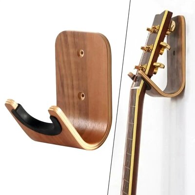 Wood Wall Mounted Hanger Hook For Guitar