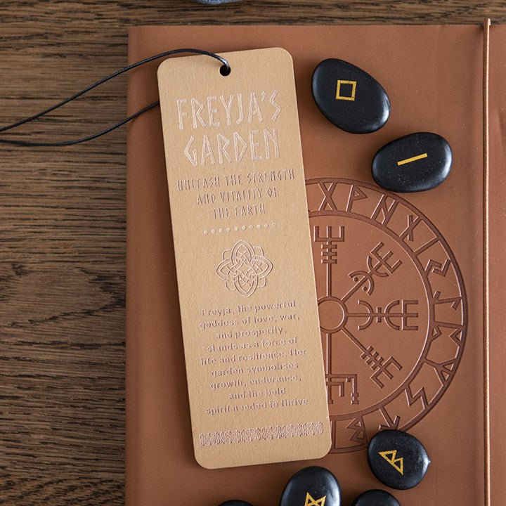 Freyja's Garden Wooden Bookmark logo