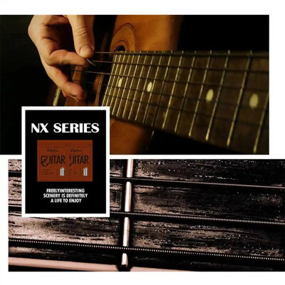 Orphee - NX35 - Classical Guitar Strings - Black Nylon Hard Tension