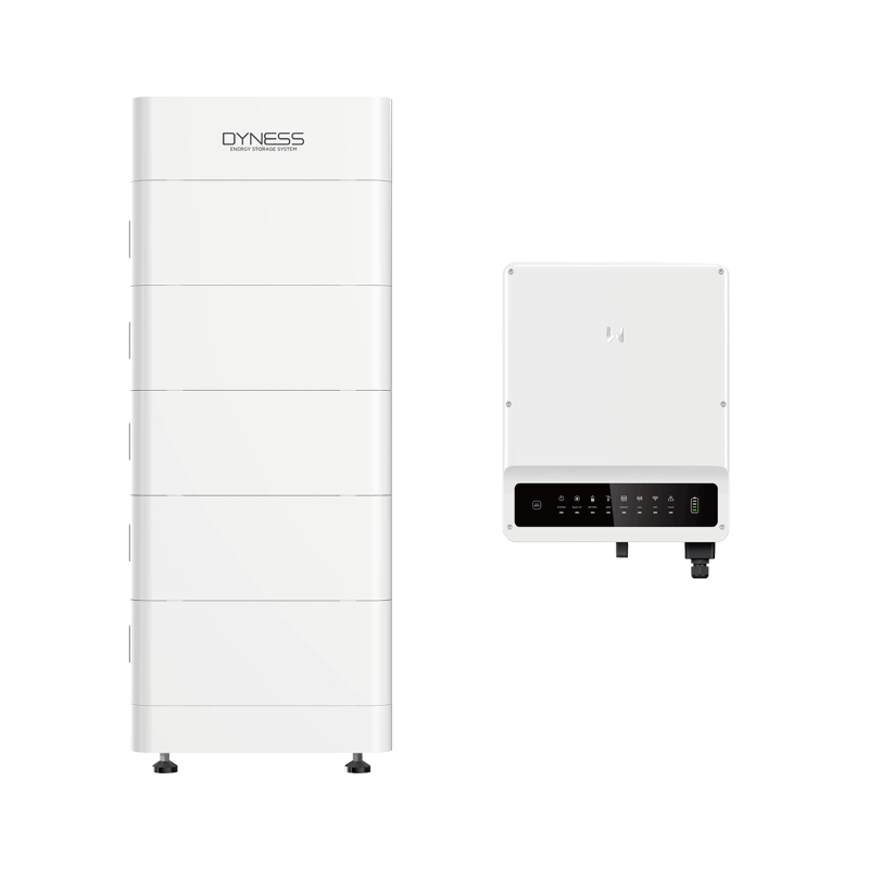 Thuisbatterij Dyness Tower 2.0 T17 met 16,8 kWh GoodWe Omvormer logo
