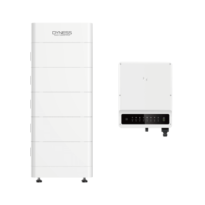 Thuisbatterij Dyness Tower 2.0 T17 met 16,8 kWh GoodWe Omvormer