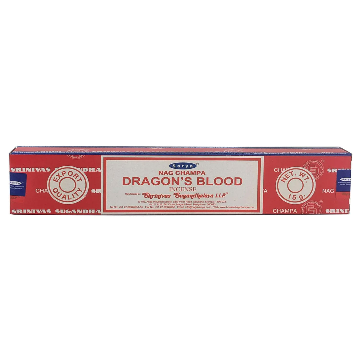 Satya Dragon's Blood Incense Sticks logo